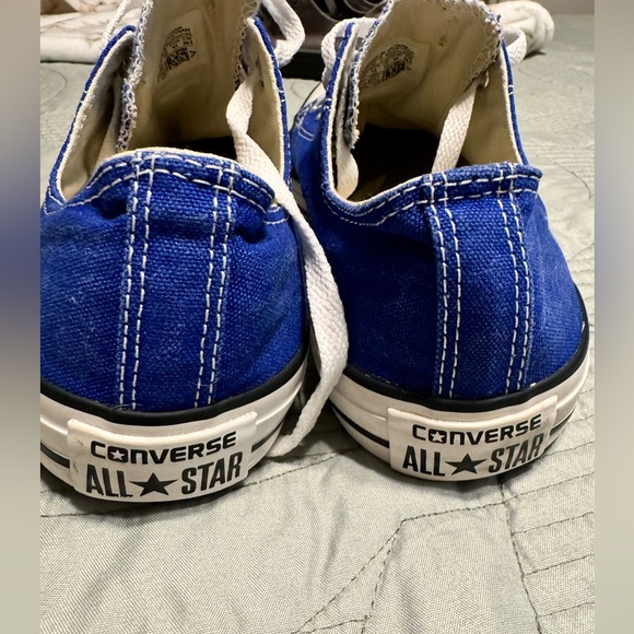 Converse All-Star Low Top Electric Blue Shoes Mens 10 women’s 12 - Picture 5 of 6